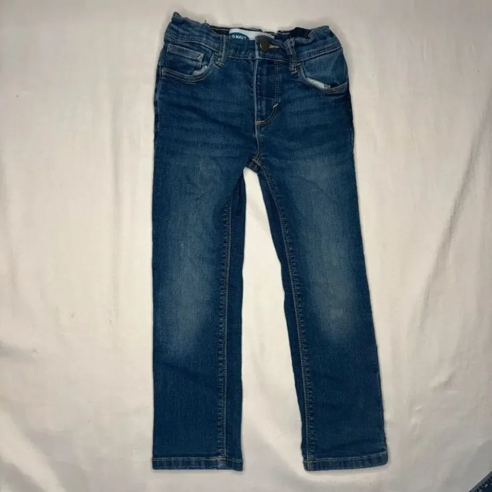 Old Navy Kids Karate Skinny Jeans Size 4T | Dark Wash Denim Pants